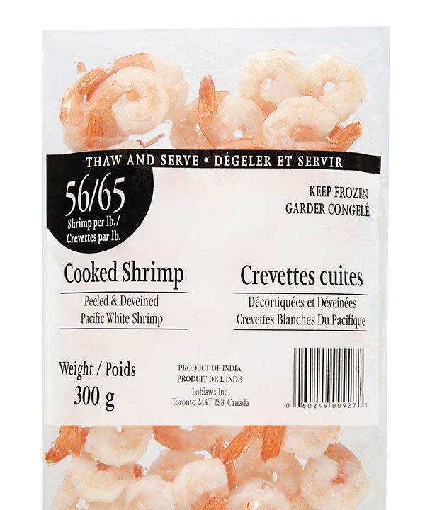 Loblaw Recalls Cooked Shrimp Packages in Canada, Due to Bacteria Risk