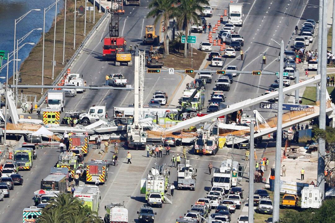 Dashcam Captures the Chilling Moment Florida FIU Bridge Collapses