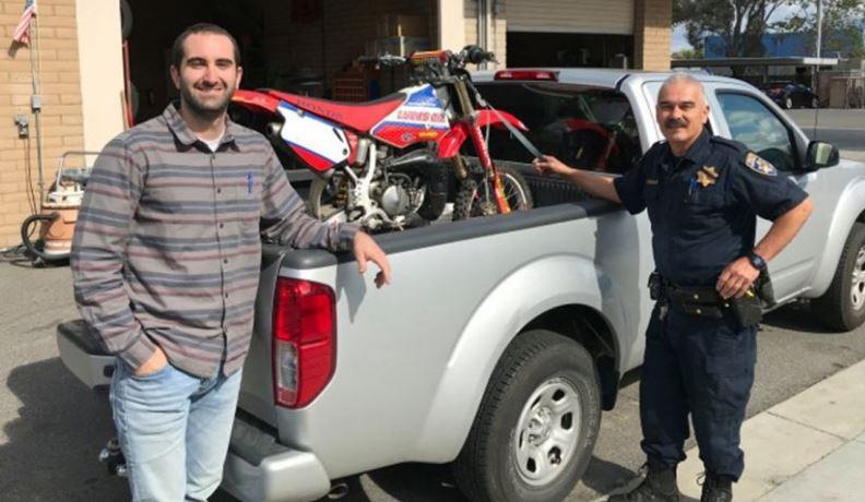 California Man Reunited With Dirt Bike Stolen From Him 17 Years Ago