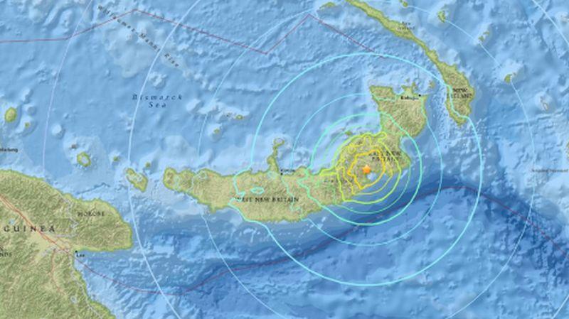 6.9-Magnitude Earthquake Hits Near Papua New Guinea