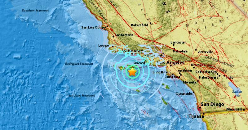 ‘Moderate’ 5.3-Magnitude Earthquake Hits Off California Coast