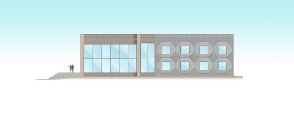 An illustration of the plans for the house. (Courtesy of Grant & Lyons, LLP)