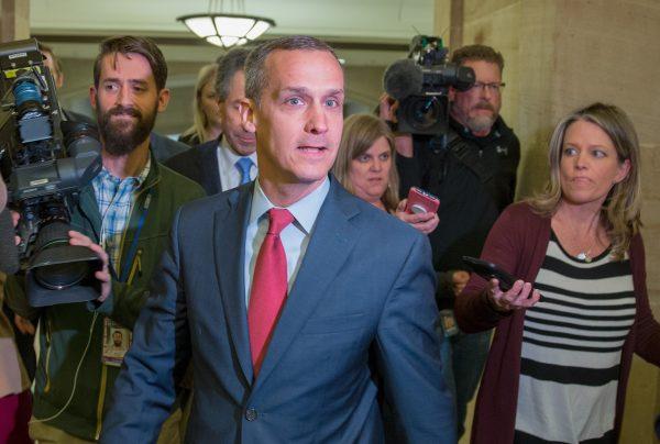 Former Trump campaign manager Corey Lewandowski at the U.S. Capitol on March 8, 2018. (Tasos Katopodis/Getty Images)