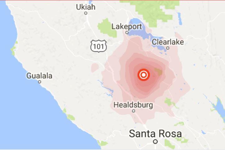 Small Quake Shakes Buildings in California