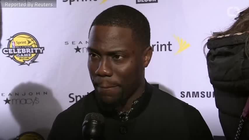 Street Artist Trolls Oscars With Kevin Hart Posters on Hollywood Streets