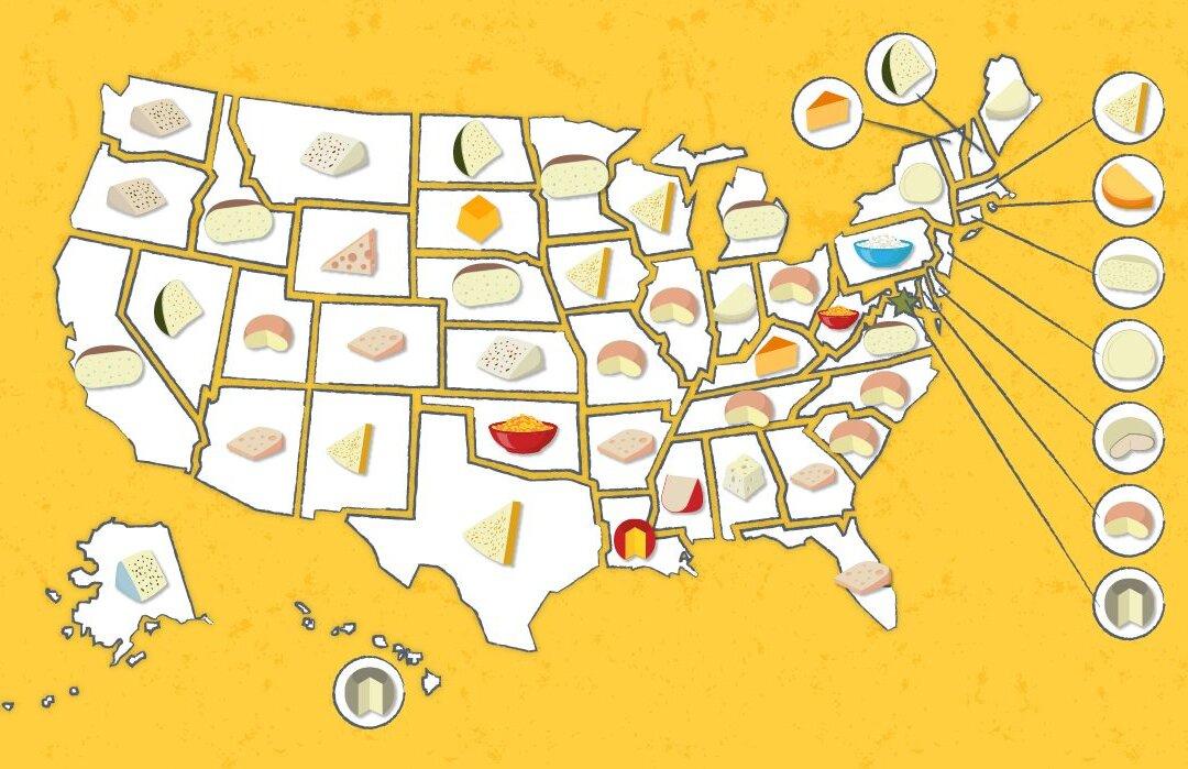 The United States of Cheese: The Most Popular Cheese in Every State