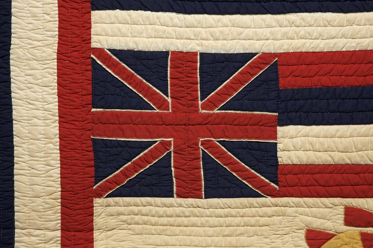 Curator’s Notes: The Kuʻu Hae Aloha (My Beloved Flag) Quilt of Hawaii
