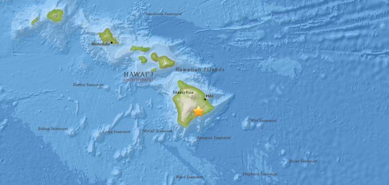5.3-Magnitude Earthquake Recorded at Hawaii Volcano