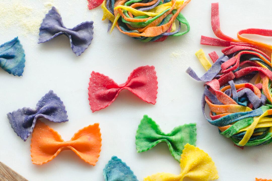 DIY Rainbow Pasta