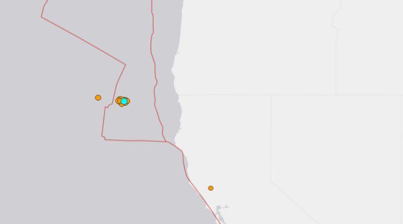 Earthquake Swarm Hits Off Oregon, California Coasts