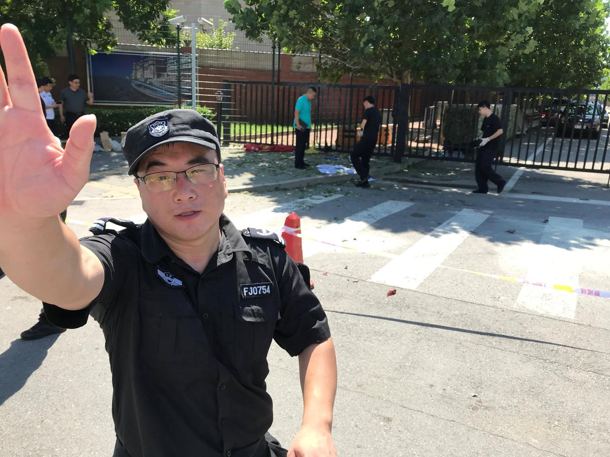 Explosion Reported Outside the US Embassy in Beijing