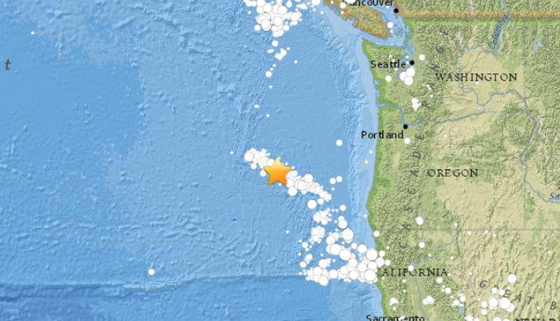 5.3-Magnitude Earthquake Hits Off Oregon Coast, No Tsunami Warning