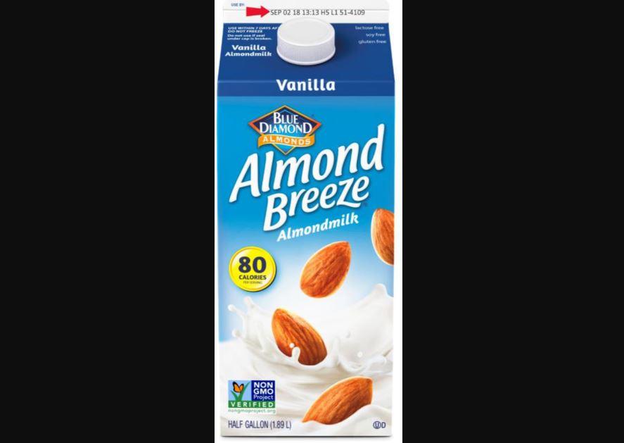 Almond Milk Recalled Due to Possibly Containing Actual Milk