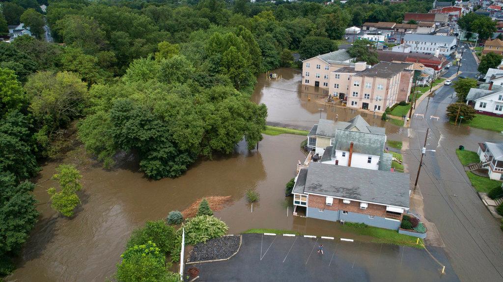 Drenching Rains Close Roads, Prompt Rescues in Pennsylvania