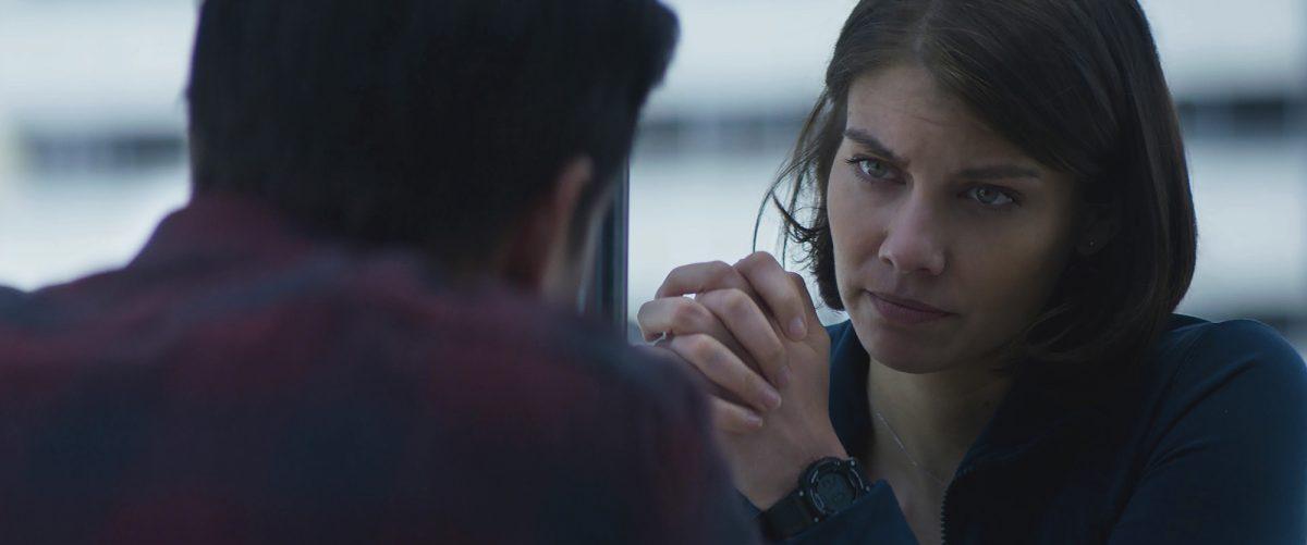 Lauren Cohan stars as Alice, a female super-soldier in “Mile 22.” (Motion Picture Artwork/STX Financing, LLC)