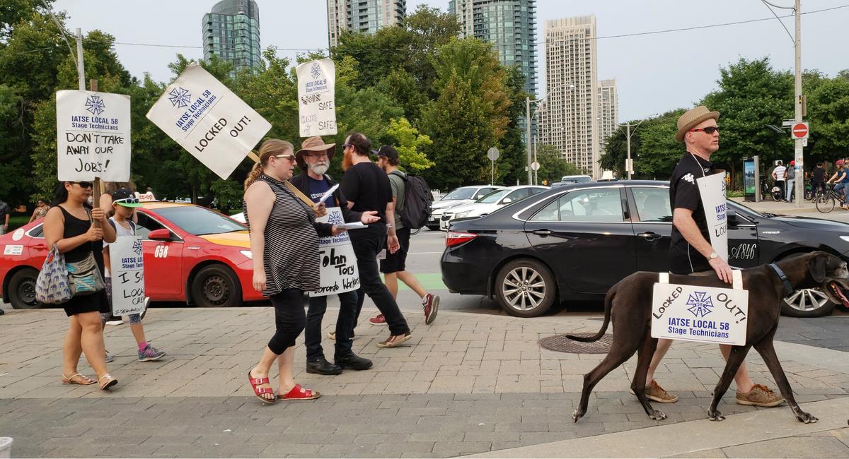 ‘We Want to Do the Work We Love’: Locked-Out Workers Picket the CNE