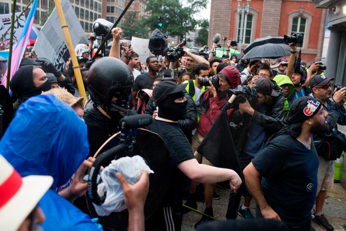 Police Arrest 16 Antifa Members During Clashes in Philadelphia