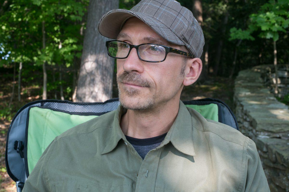 Thomas Kegler in Letchworth State Park, N.Y., on Aug. 16, 2018. (Milene Fernandez/The Epoch Times)
