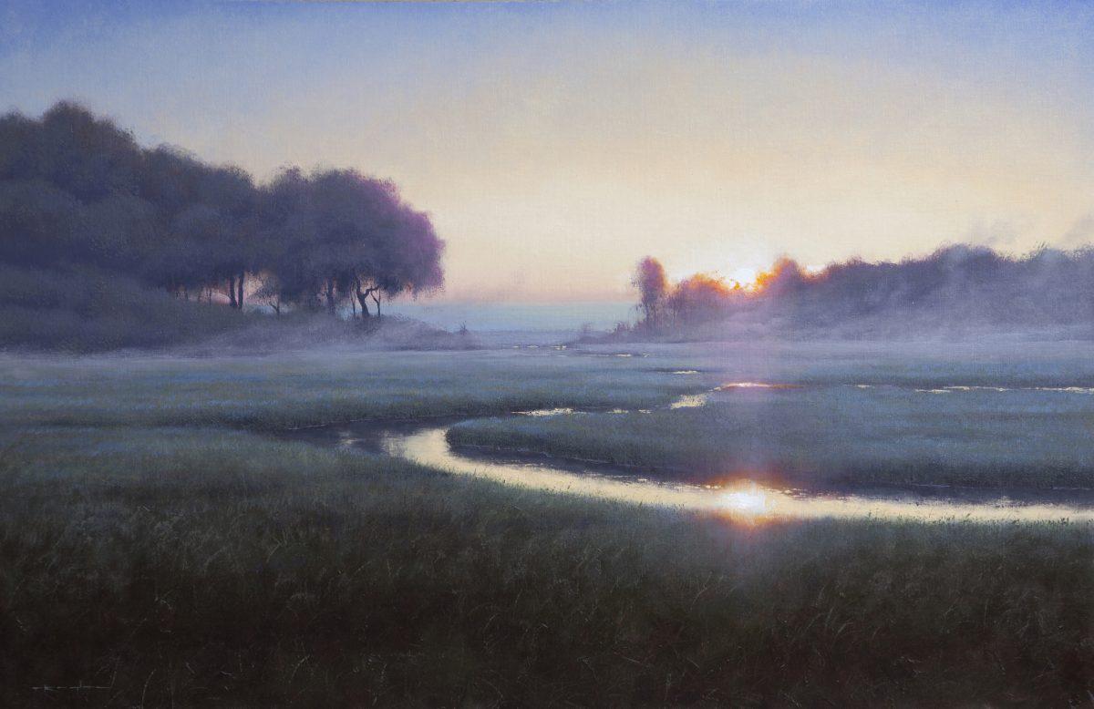 "To the Sea, Isaiah 51:11," 2017, by Thomas Kegler. Oil, 24 inches by 36 inches. (Thomas Kegler)