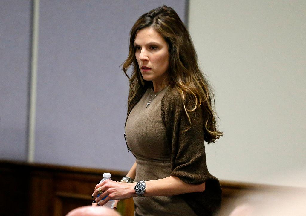 Taya Kyle, wife of slain Navy SEAL Chris Kyle, in a 2015 file photo. Kyle reacted to news that Colin Kaepernick was the featured face of a new Nike campaign by questioning the decision on Sept. 4, 2018. (Photo by Tom Fox-Pool/Getty Images)
