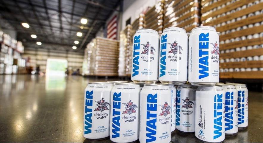 Anheuser-Busch Sending 300,000 Cans of Water for Hurricane Disaster Relief