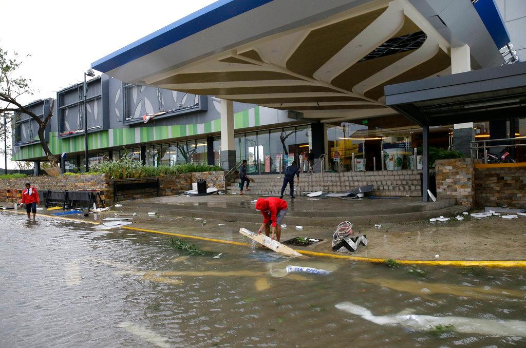 Ferocious Typhoon Plows Through Rain-Soaked Philippines