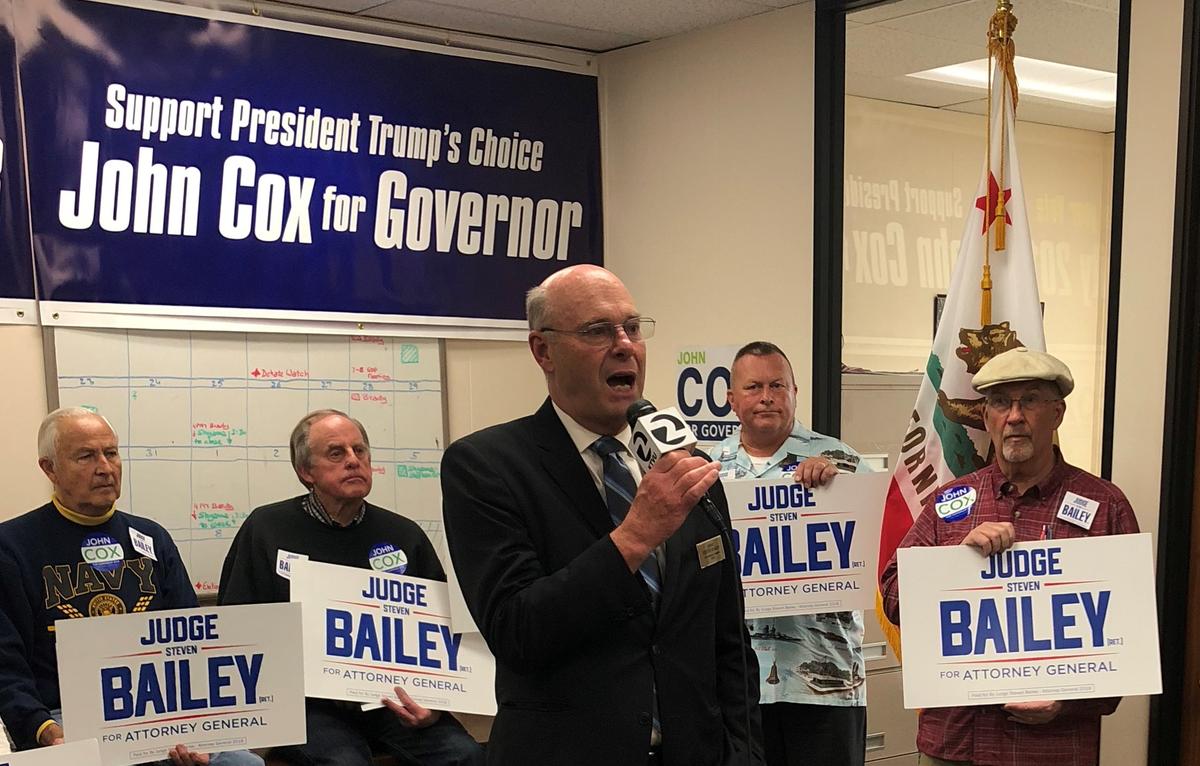 California Attorney General Candidate Bailey Vows to Take On Violent Crime