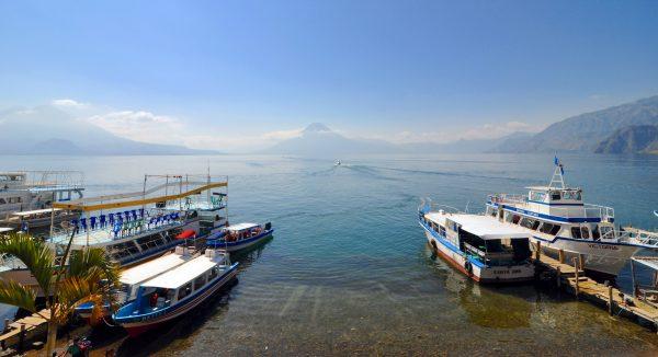 Panajachel on Lake Atitlan.(chensiyuan/Wikimedia Commons)