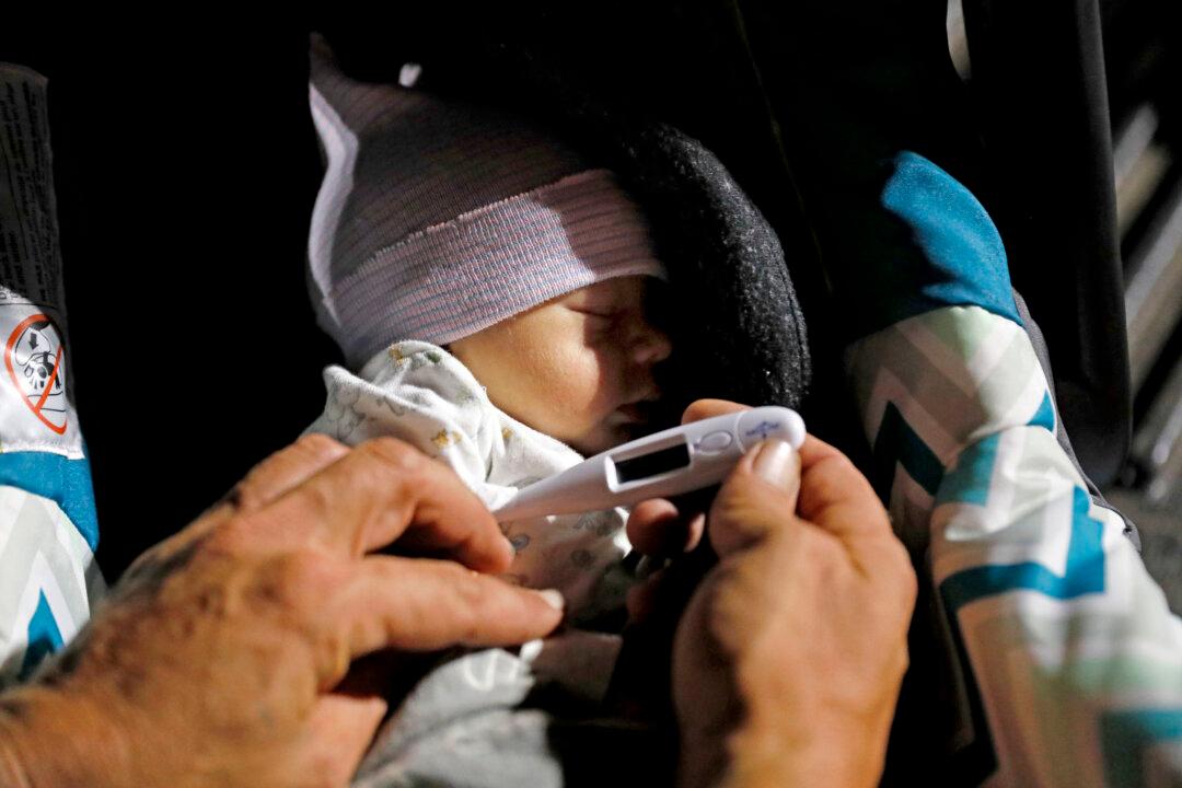 Child of the Storm: Homeless Baby, Family Shelter at Walmart