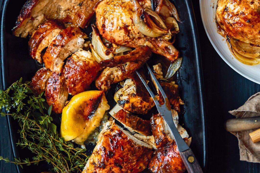 Dorie Greenspan’s Herb-Butter Chicken