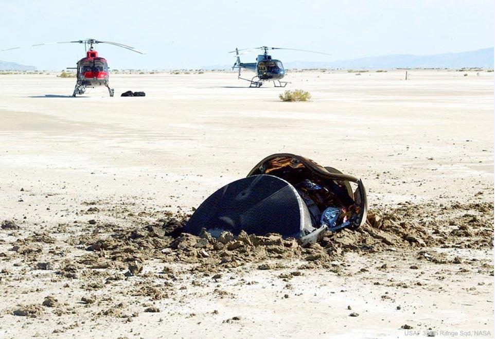 NASA Posts Photo of Crashed ‘Flying Saucer’