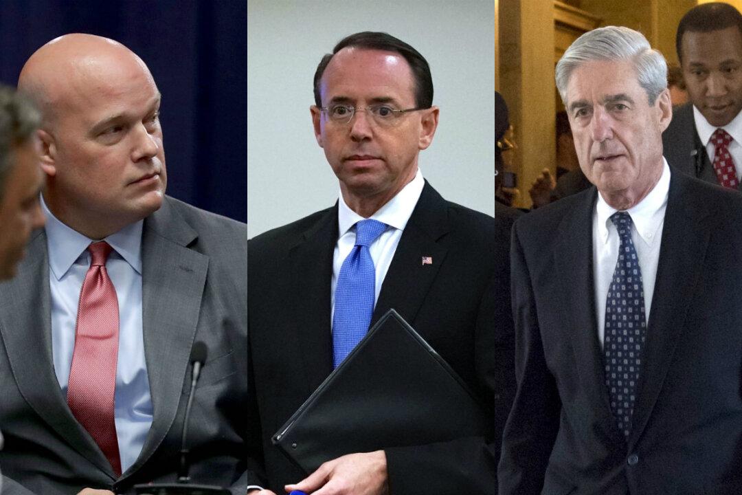 Acting AG Whitaker, Mueller’s Investigation, and the Rosenstein Memo