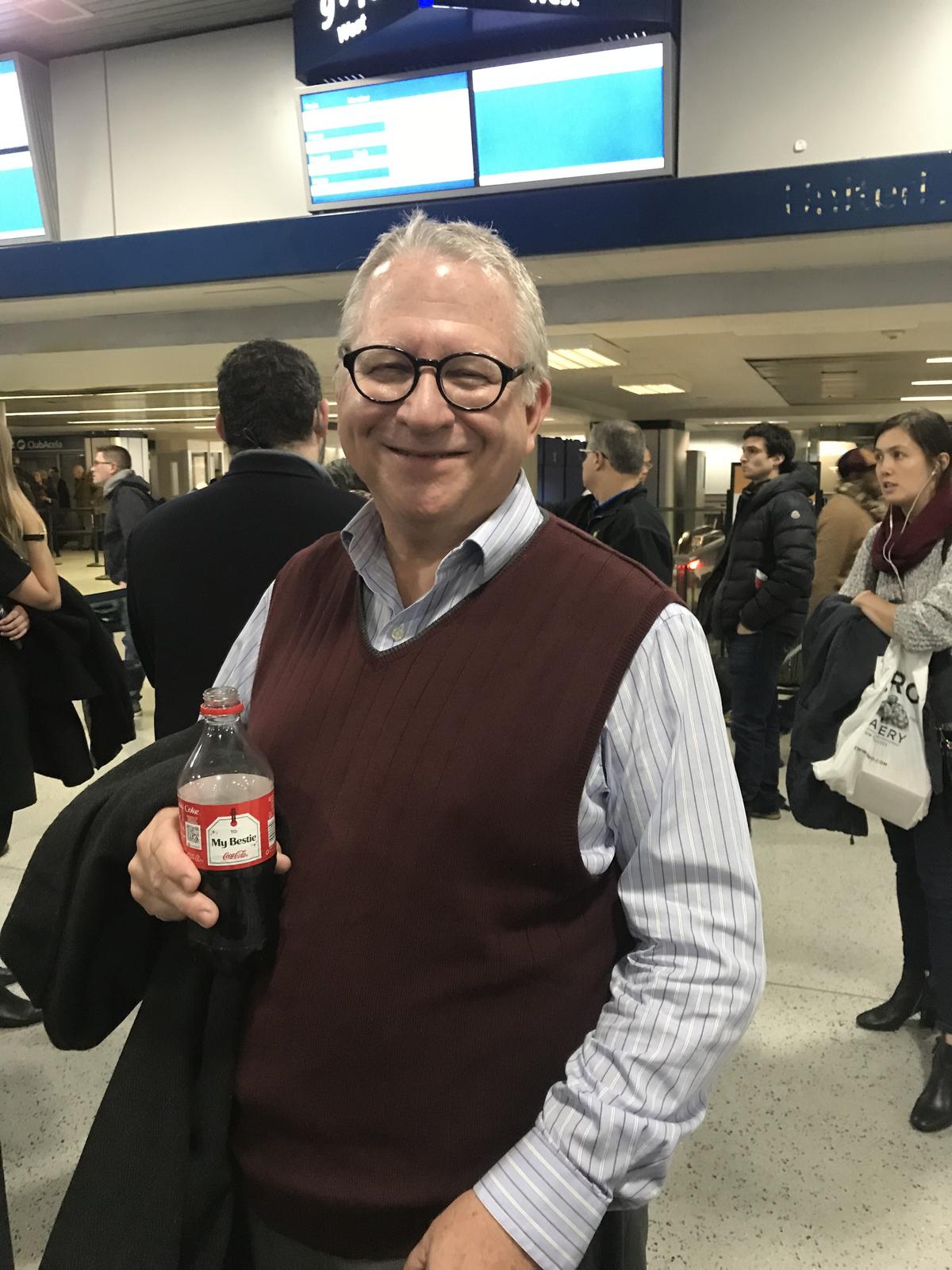 David Hatter in Penn Station, New York, on Nov. 9, 2018. (Stuart Liess/The Epoch Times)