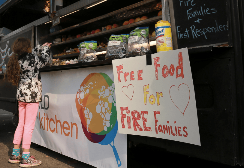 Volunteers Reach Out to Help Survivors of Devastating California Wildfire