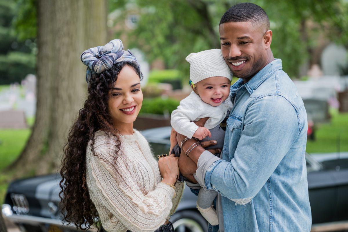 Bianca (Tessa Thompson) and Adonis (Michael B. Jordan) in “Creed II,” a Metro Goldwyn Mayer Pictures and Warner Bros. Pictures film. (Metro Goldwyn Mayer Pictures/Warner Bros. Pictures)
