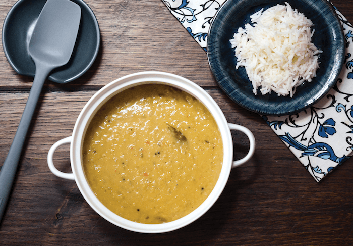 South Indian Lentils With Curry Leaves (Parippu Curry)