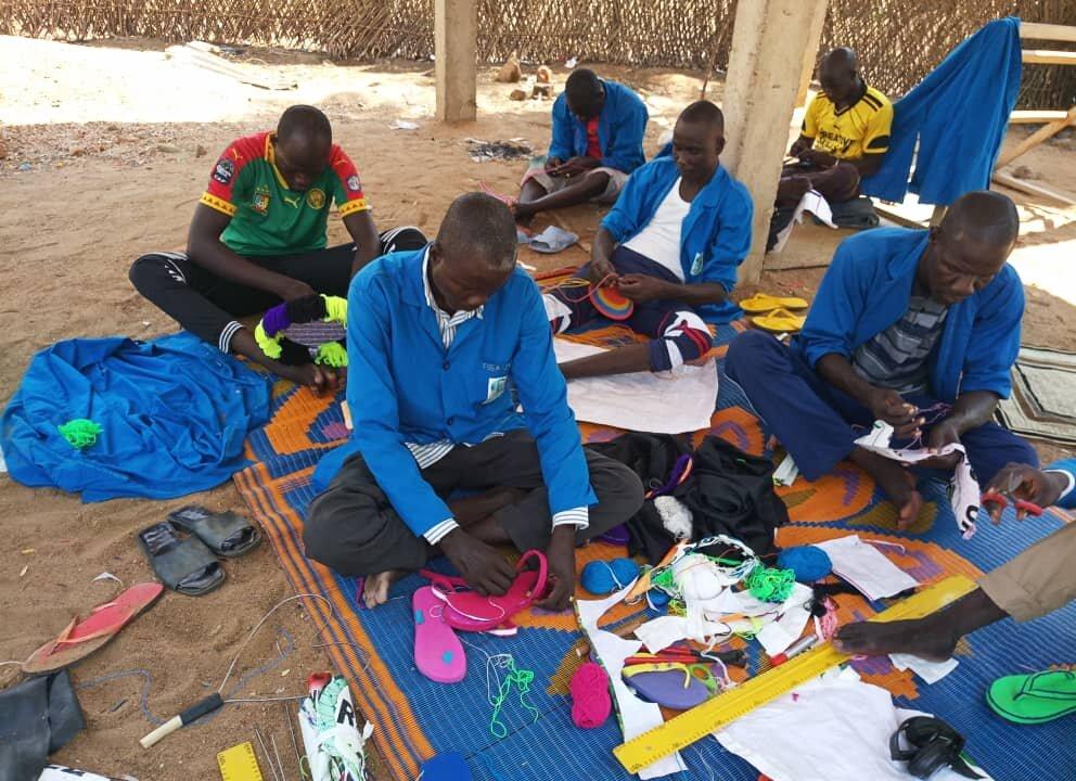 Cameroon Prison Initiative Recycles Rubber Waste Into Sandals