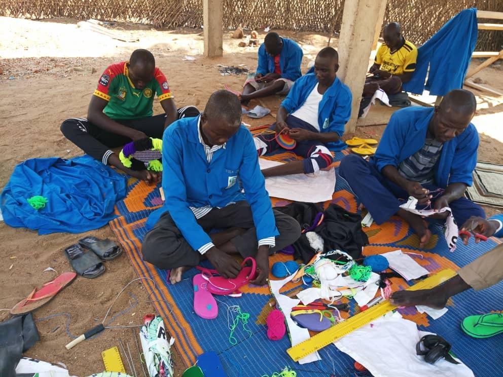 Cameroon Prison Initiative Recycles Rubber Waste Into Sandals