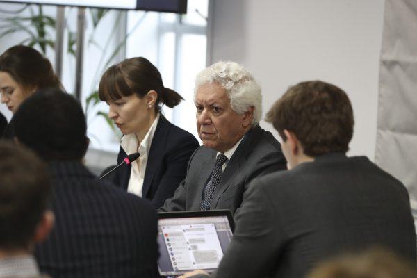 Hamid Sabi, counsel to the tribunal on the first day of public hearings at De Vere Grand Connaught Rooms in London on Dec. 8, 2018. (Justin Palmer)