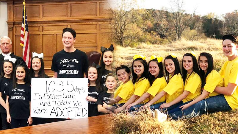 Arkansas Couple Adopts 7 Siblings, and They Say It’s the ‘Best Christmas Ever’