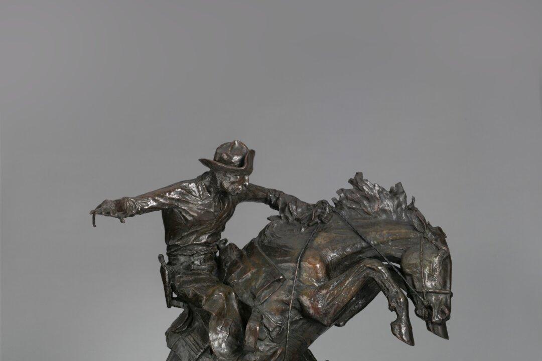 The Old West in ‘The Broncho Buster’ by Frederic Remington