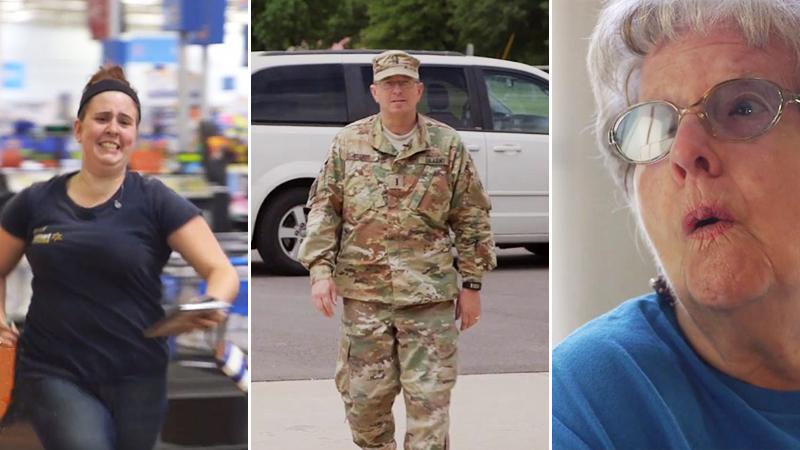 400 days away from your family is a long time, this soldier was ready to surprise them