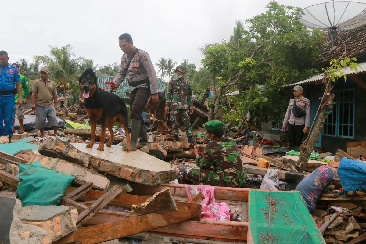 Indonesian Rescuers Use Drones, Sniffer Dogs as Tsunami Death Toll Tops 400