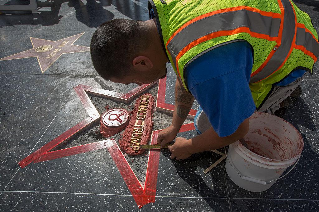 Man Arrested After Vandalizing President Trump’s Hollywood Star