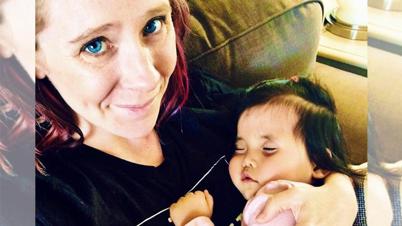 Couple adopts a Chinese baby girl with piercing ‘silver eyes’ for a touching reason