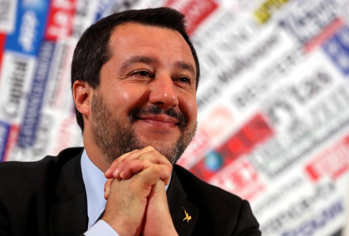 Italy’s Salvini Sees No Danger to Government in Coming Months