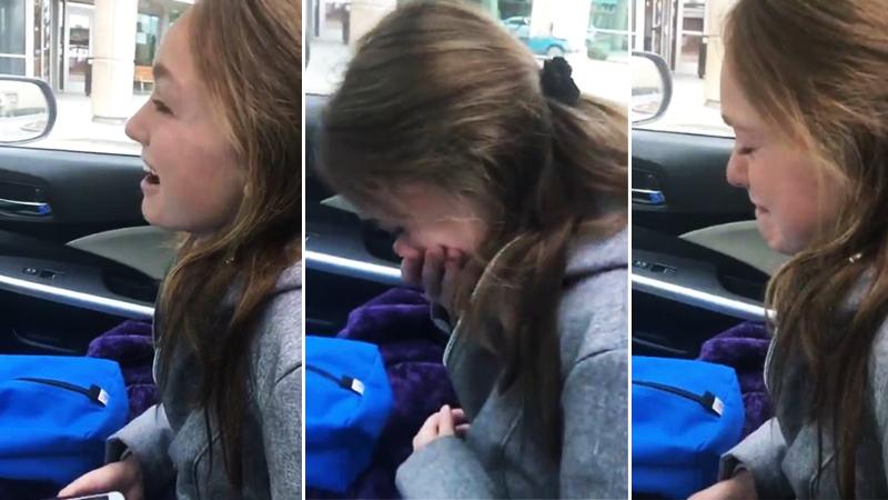 Girl Tearfully Calls Dad to Tell She’s Tumor-Free After Waiting for a Year and a Half