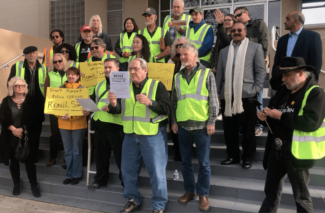 After Officer’s Slaying, Yellow Vest Activists Urge Trump to End California’s Sanctuary Policies
