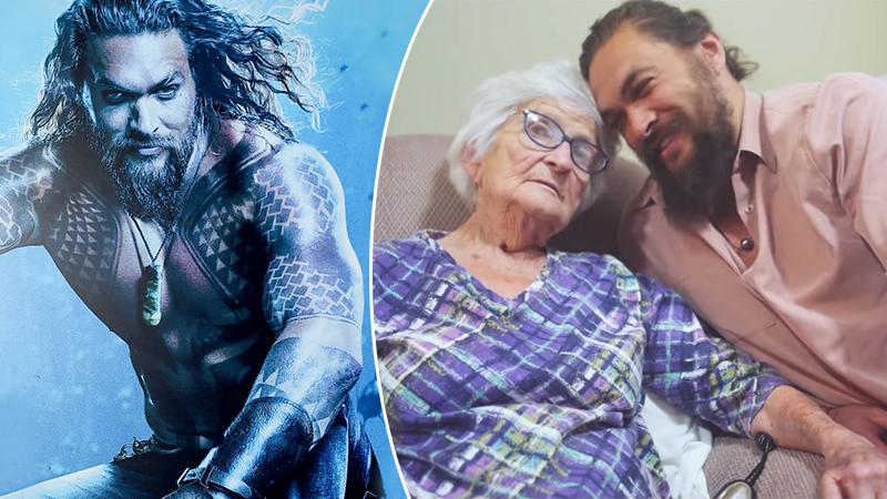 Aquaman Star Jason Momoa Posts Photos of Quality Time With #1 Fan, His Grandma