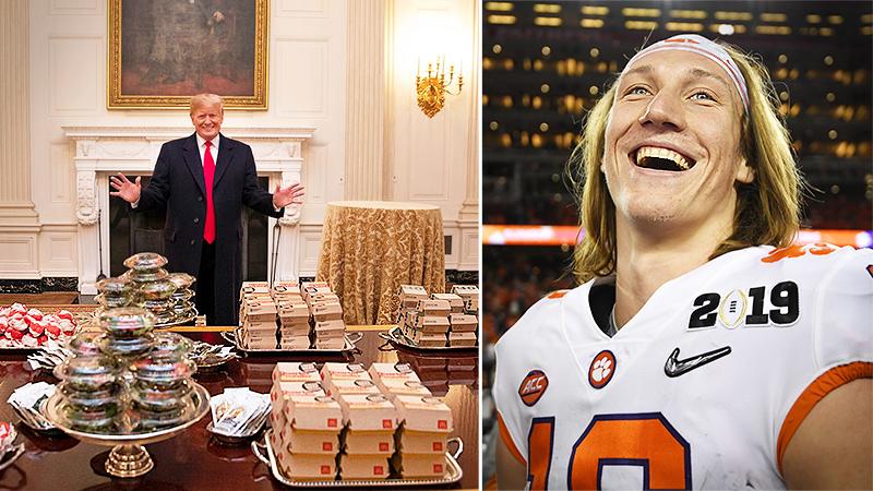 Clemson Star QB Trevor Lawrence Says Trump’s Fast Food Banquet ‘Was Awesome’